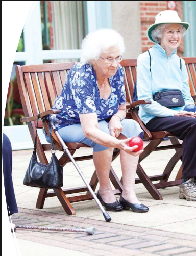 Members of our local community enjoying time outdoors